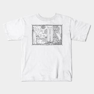 Drama at the Garden Party Kids T-Shirt